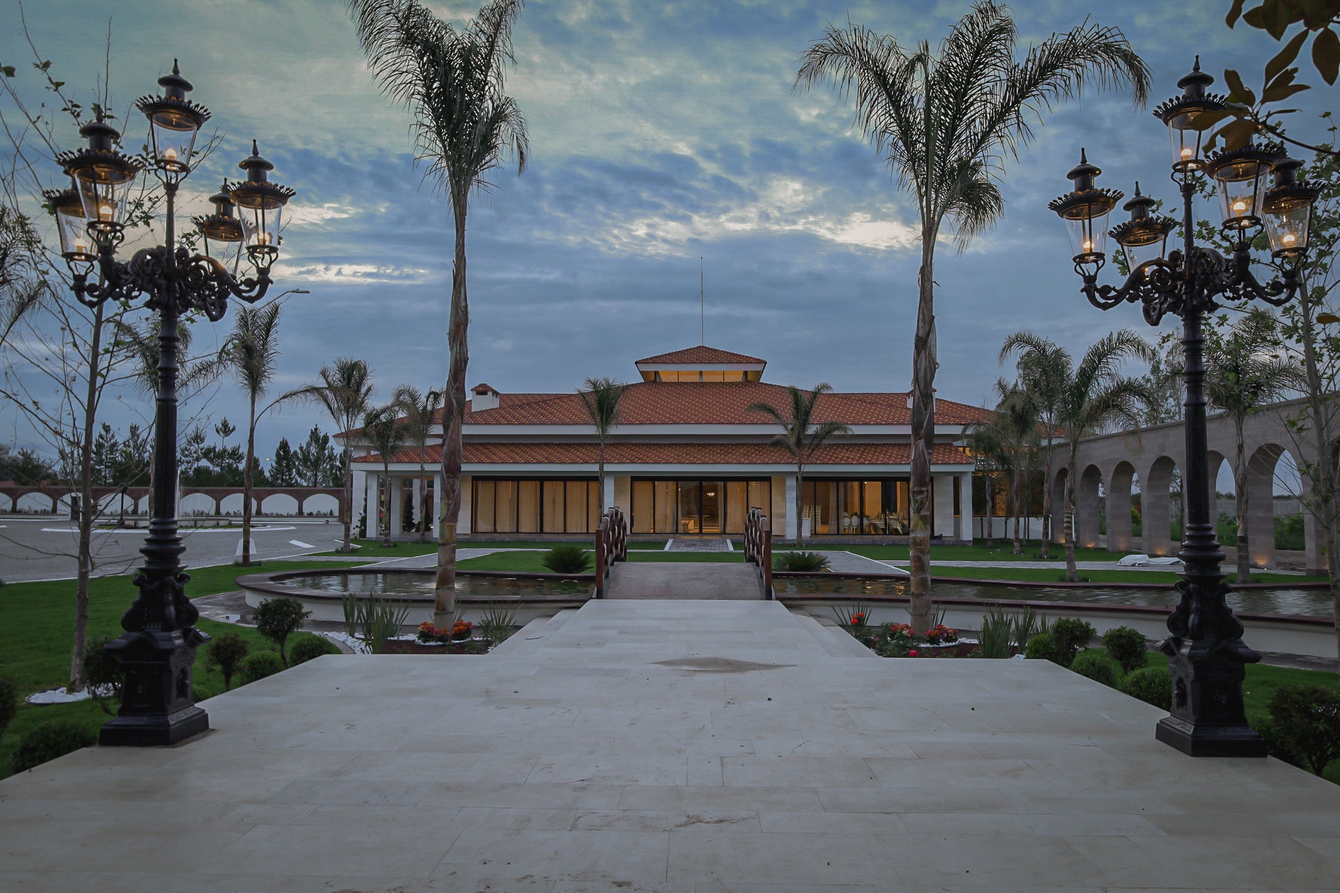 Imagen del recibidor del salon de eventos