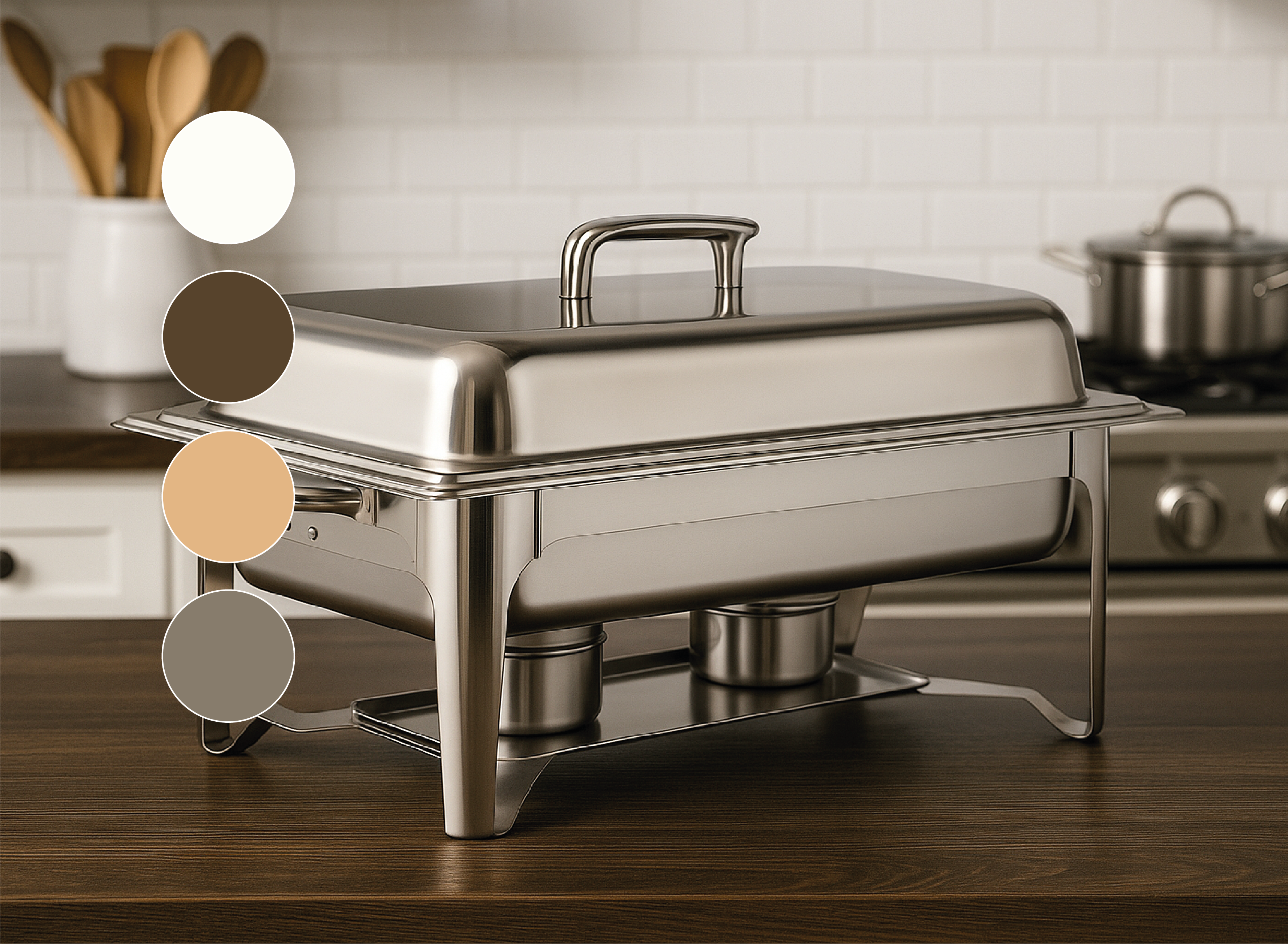 Imagen de producto Chafing Dish Acero Clásico No. 1