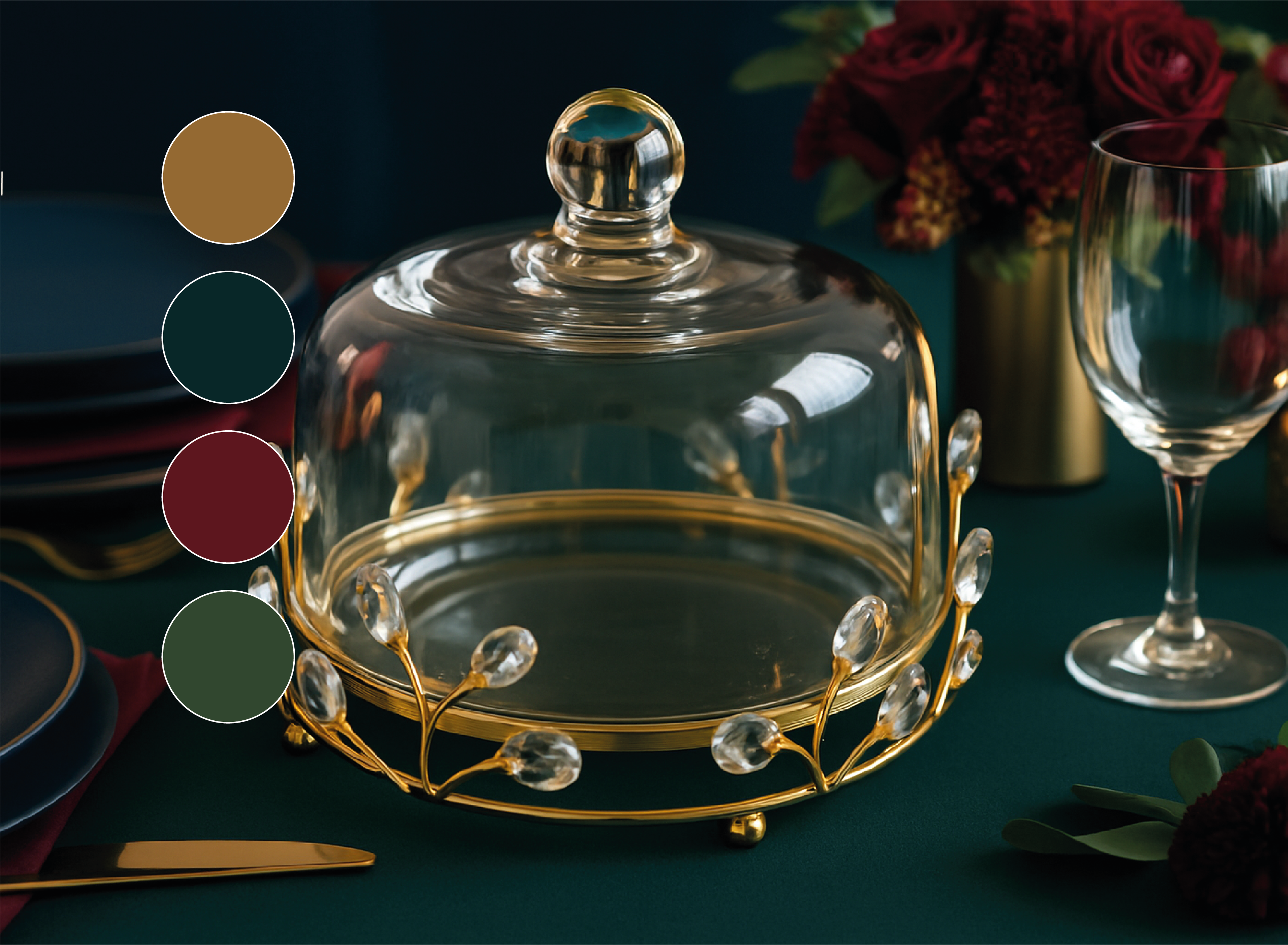 Imagen de producto Cúpula Glass and Gold No. 1