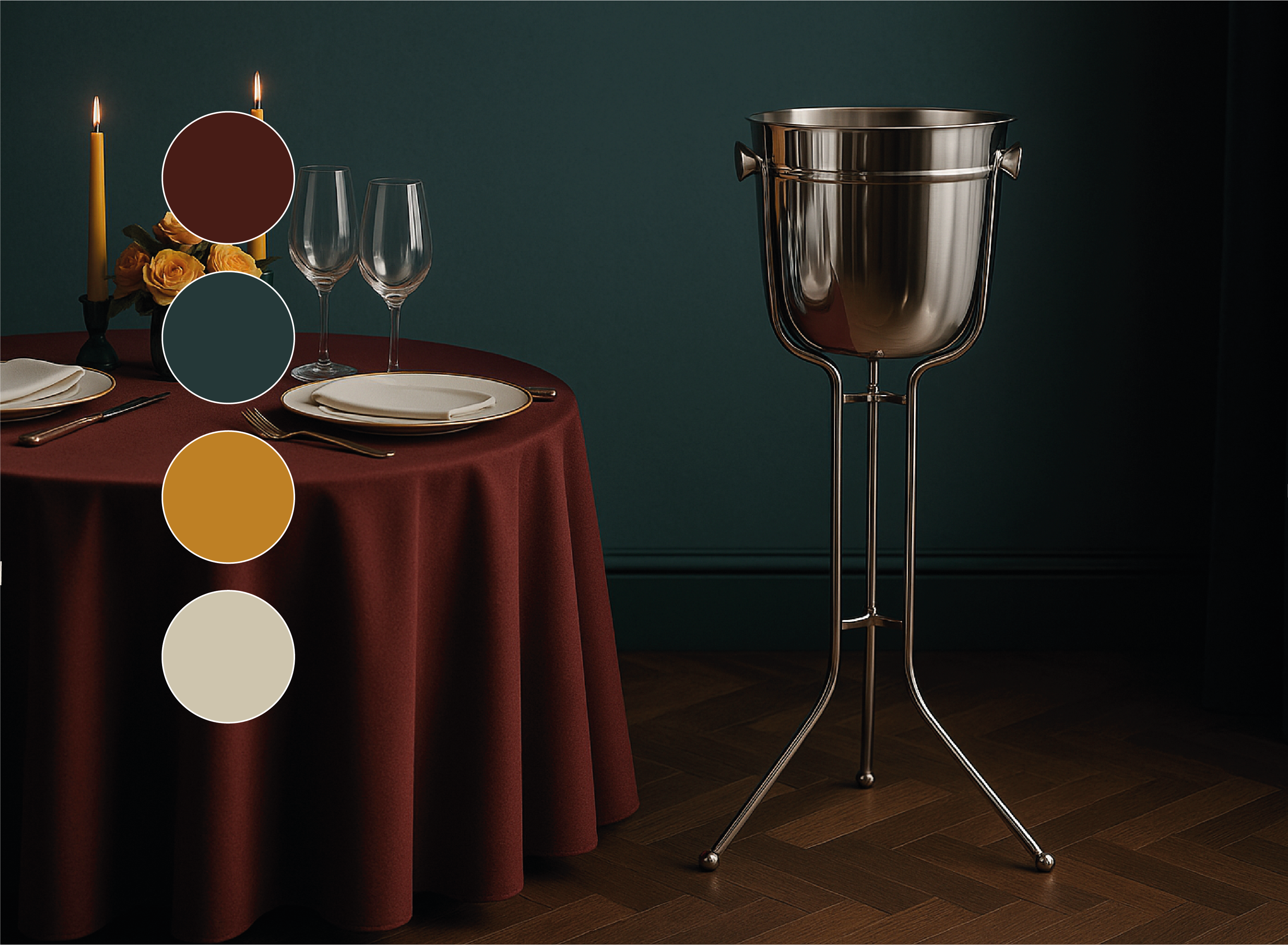 Imagen de producto Enfriador de Vino Cromado Luxe No. 1