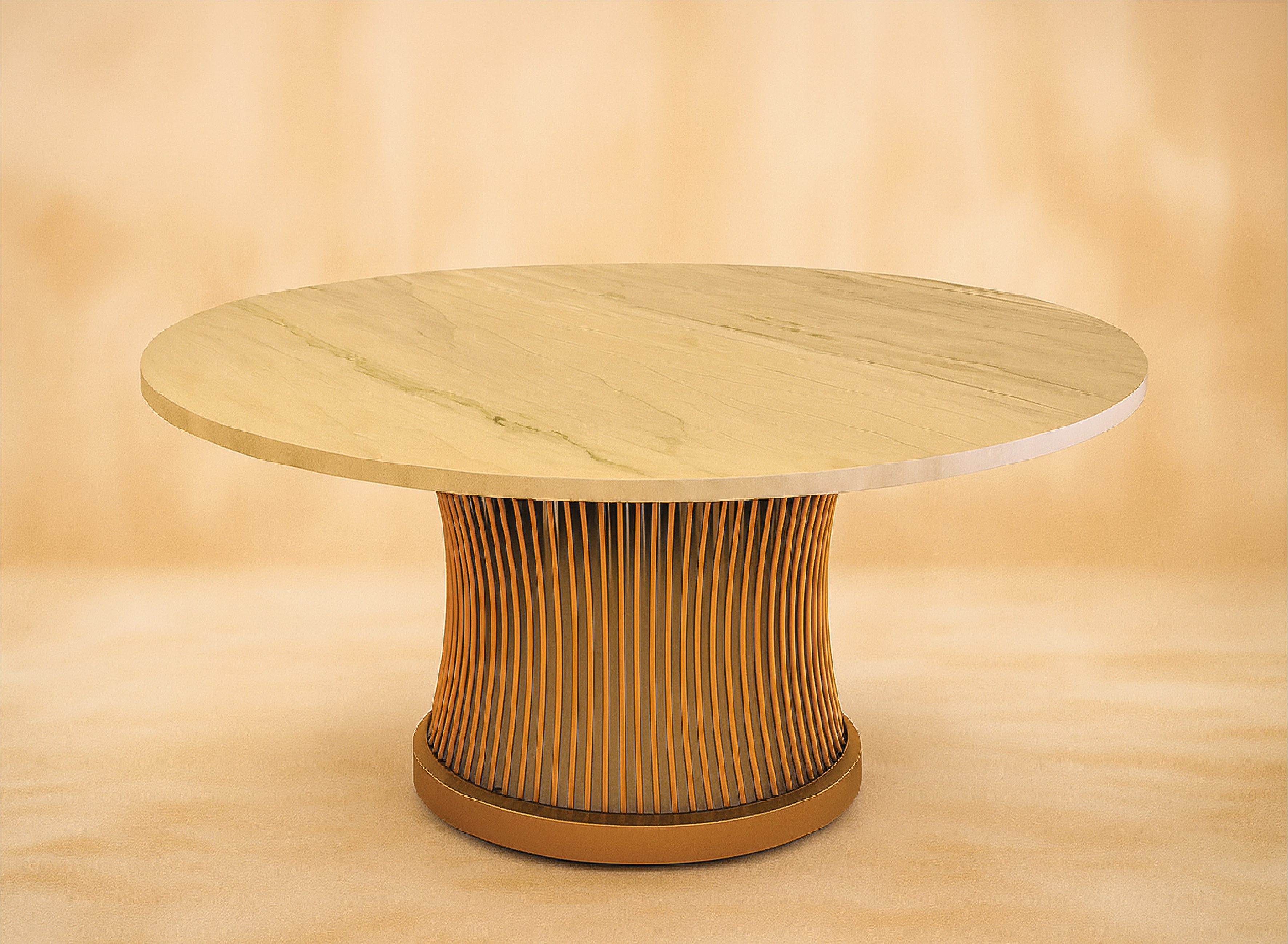 Mesa Aurora Mármol Beige