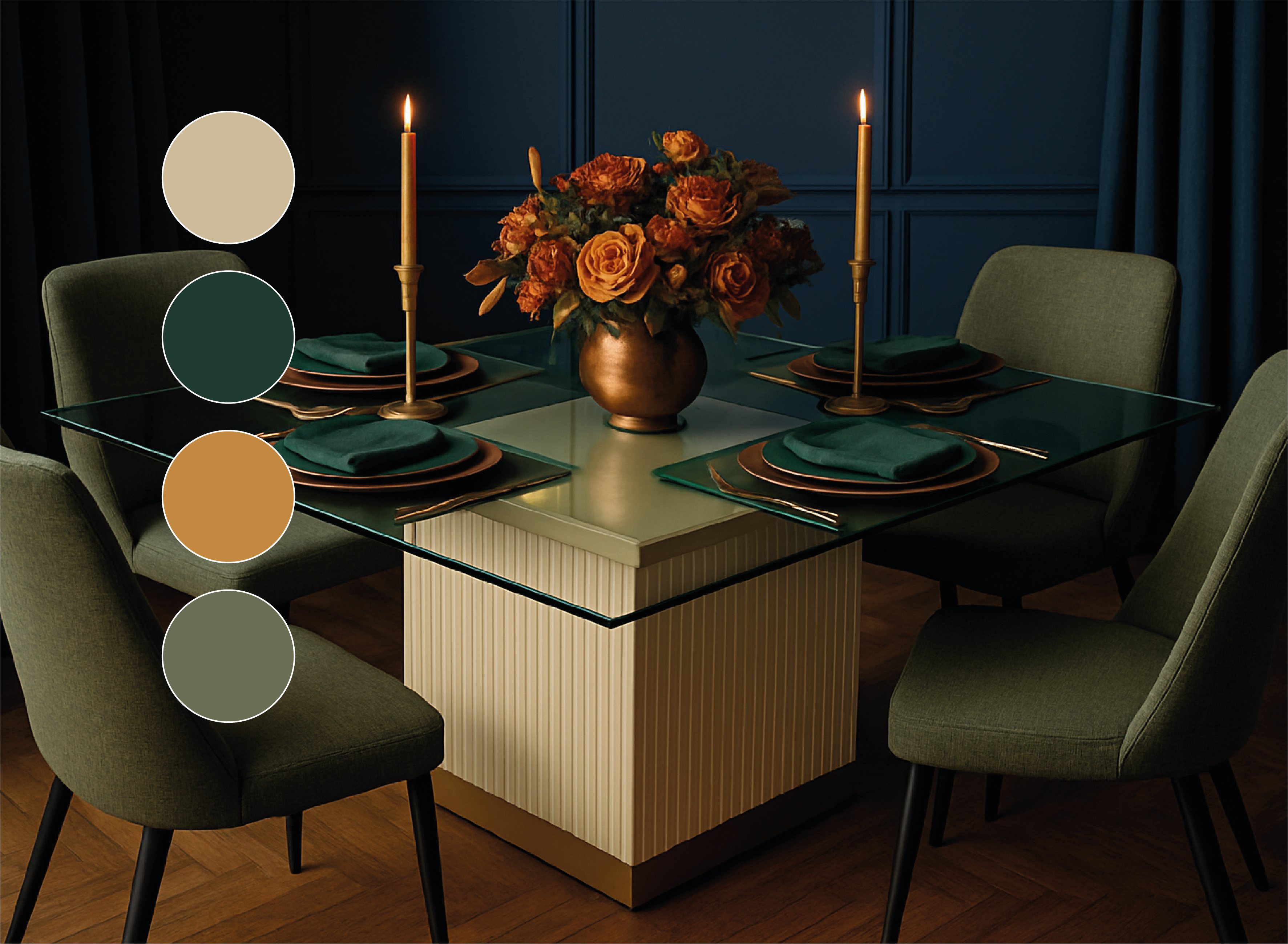 Imagen de producto Mesa Versalles Cristal No. 1