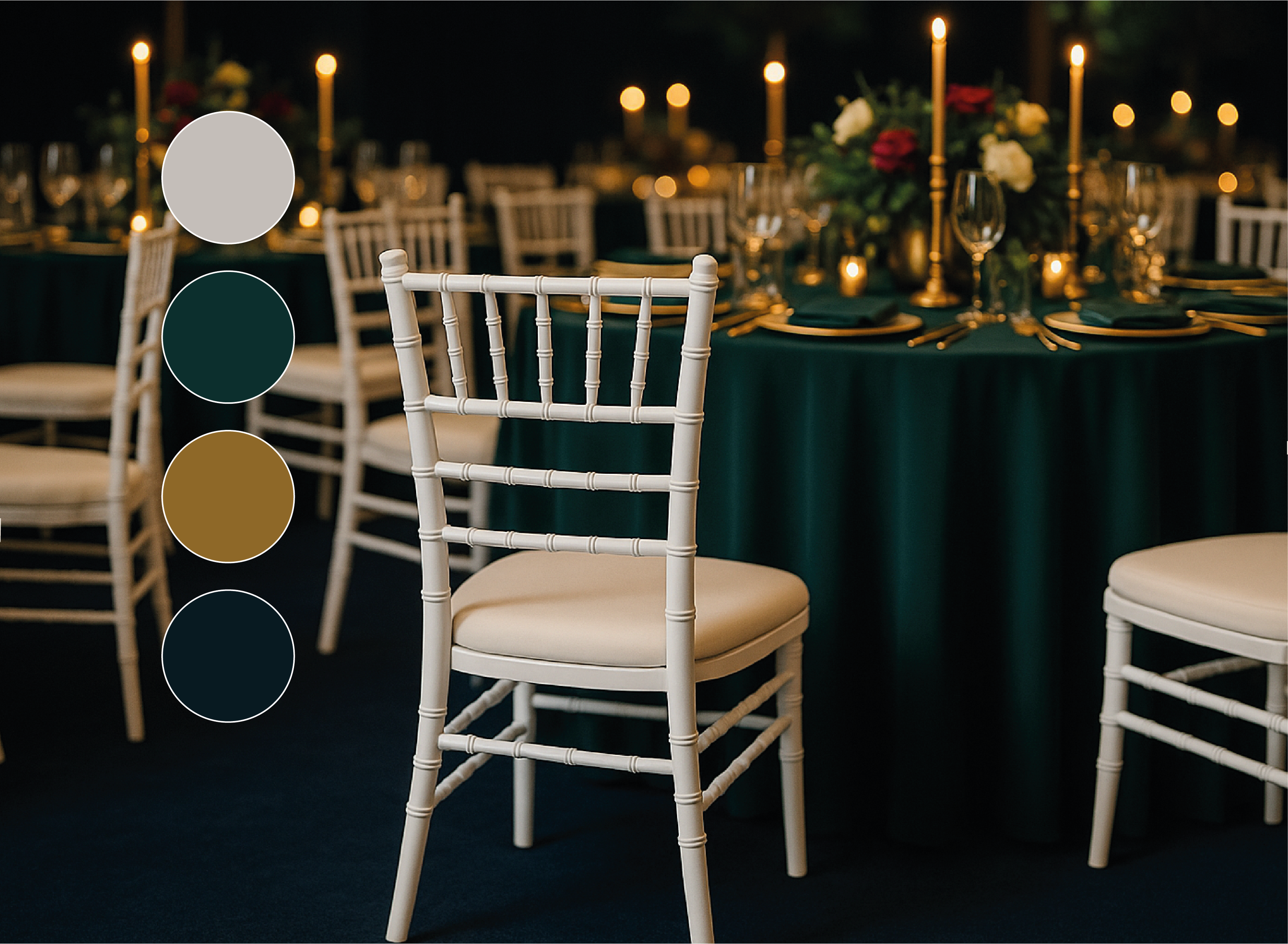 Imagen de producto Silla Tiffany Clásica Blanca No. 1