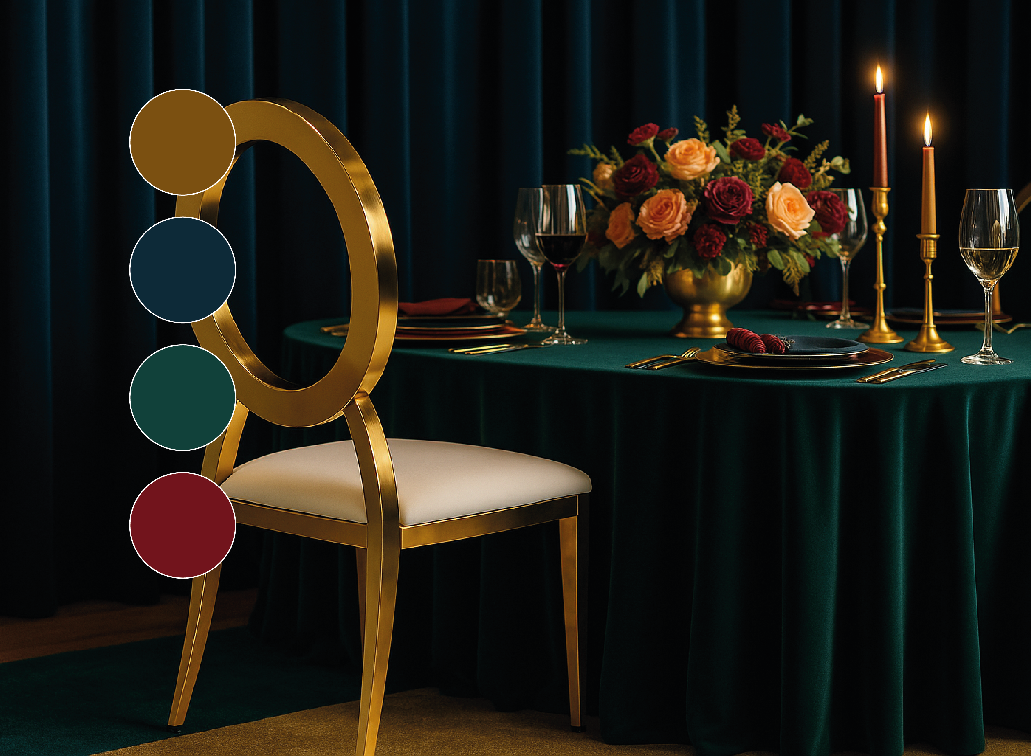 Imagen de producto Silla Versalles Dorada No. 1