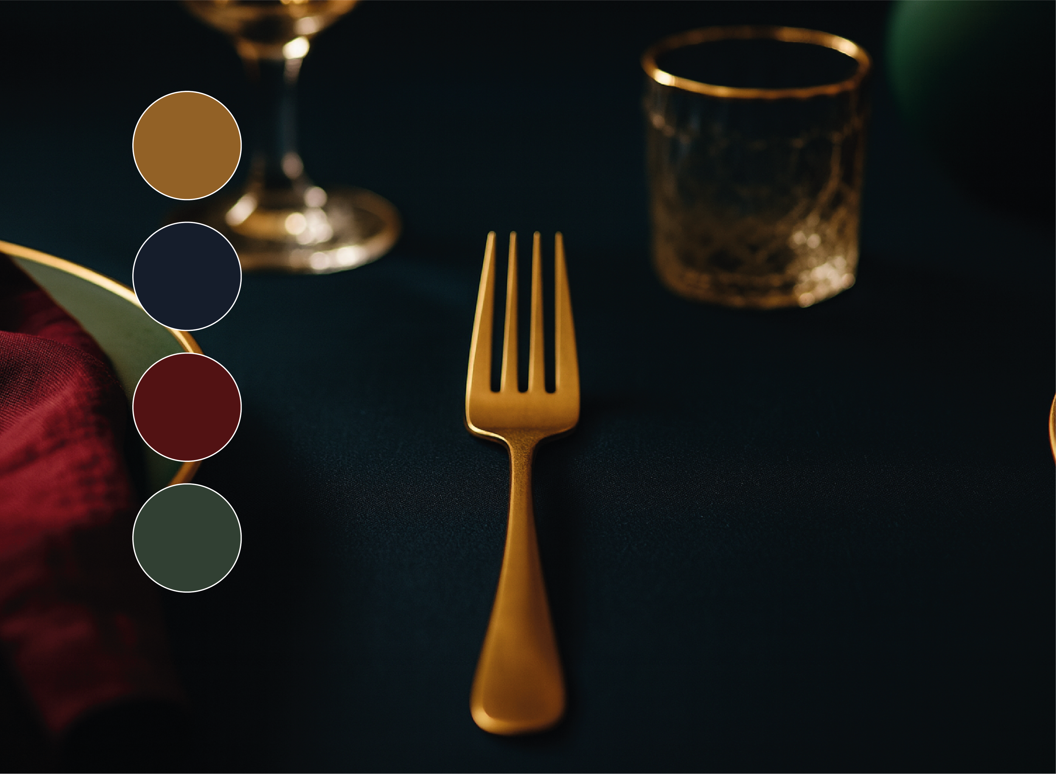 Imagen de producto Tenedor Dorado Royale No. 1